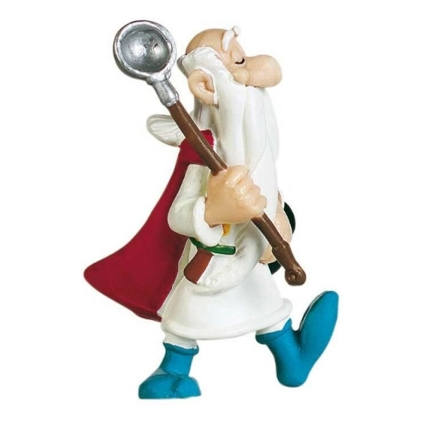 Asterix Figur Miraculix mit Kelle 8 cm