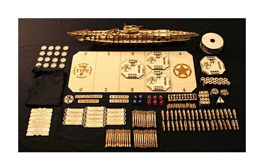 Type7 - Die U-Boot-Krieg Simulation mit 3D U-Boot aus Holz