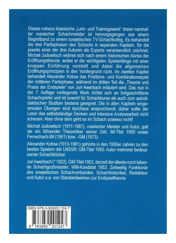 Schachbuch für Meister von Morgen