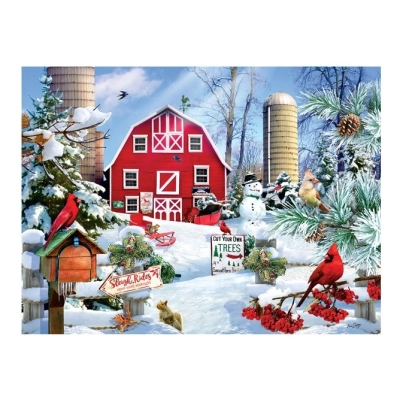 Lori Schory - A Snowy Day on the Farm