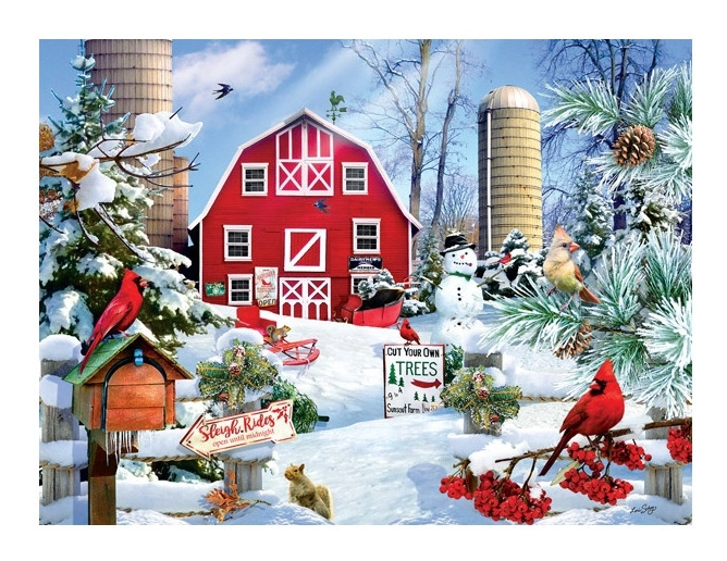 Lori Schory - A Snowy Day on the Farm