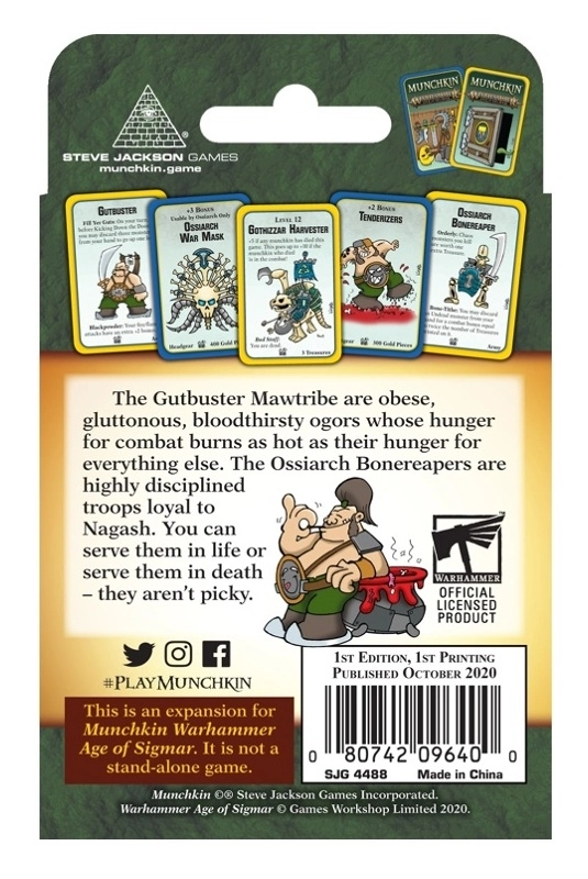 Munchkin Warhammer Age of Sigmar: Guts and Gory - EN