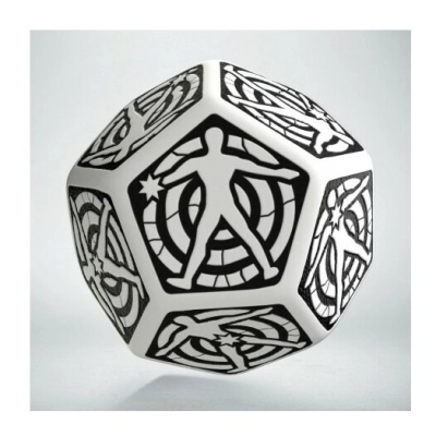 Hit Location Die White/Black D12 (1)