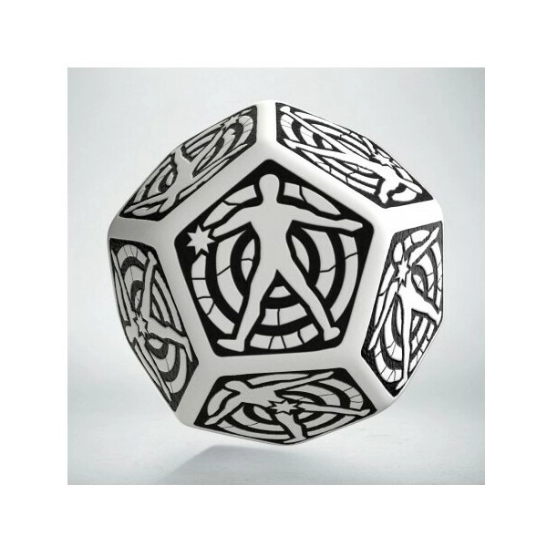 Hit Location Die White/Black D12 (1)