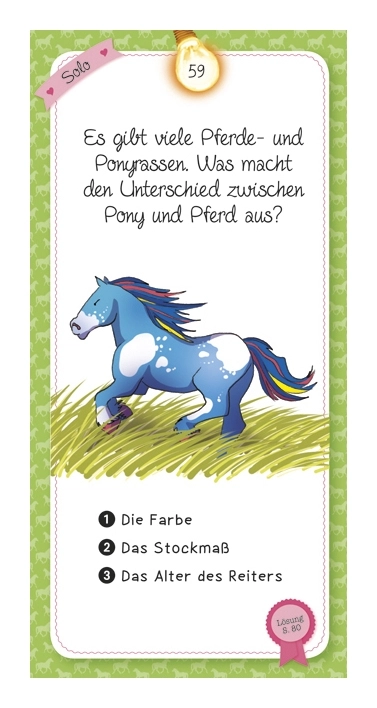 Das Quiz der Pferde und Ponys