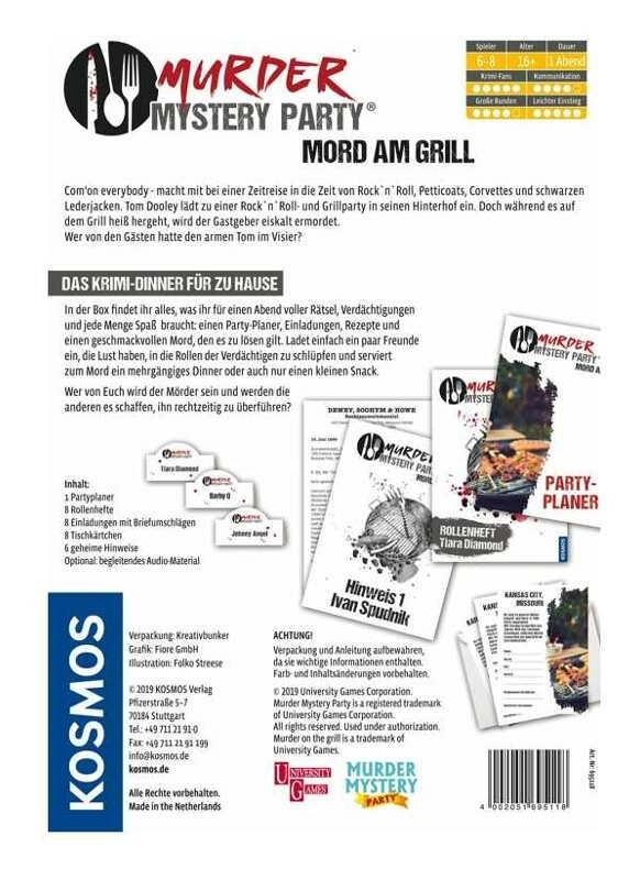 Murder Mystery Party - Mord am Grill