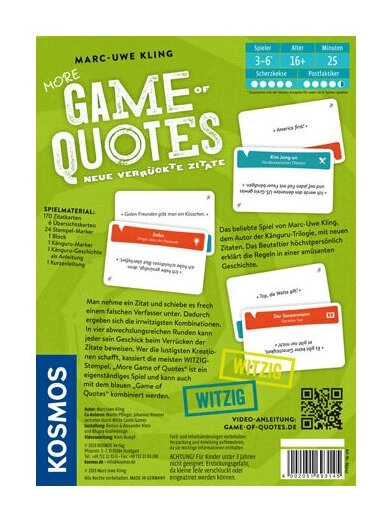 More Game of Quotes