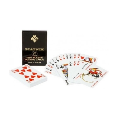 Playing Cards: Bridge/Romme (100% Plastic Cards)