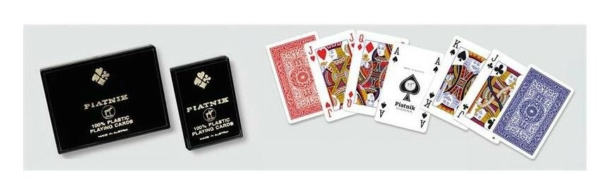 Playing Cards: Bridge/Romme (100% Plastic Cards)