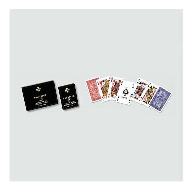 Playing Cards: Bridge/Romme (100% Plastic Cards)