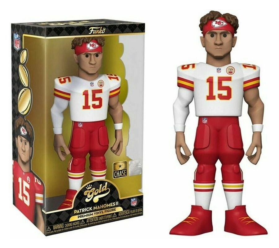 Funko Gold - 12 NFL: Chiefs - Patrick Mahomes (Away Jersey) - 30 cm