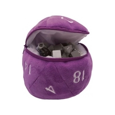 UP - D20 Plush Dice Bag - Purple