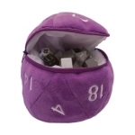 UP - D20 Plush Dice Bag - Purple