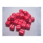 Dice Sets Red/White Opaque 12mm d6 (36)