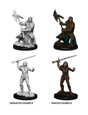 D&D Nolzurs Marvelous Miniatures Female Half-Orc Fighter