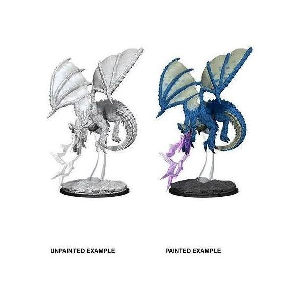 D&D Nolzurs Marvelous Miniatures W8 Young Blue Dragon