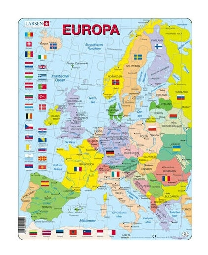 Lernkarte - Europa (politisch)