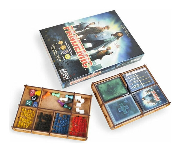 Sortiereinsatz für Pandemie (Pandemic) aus Holz