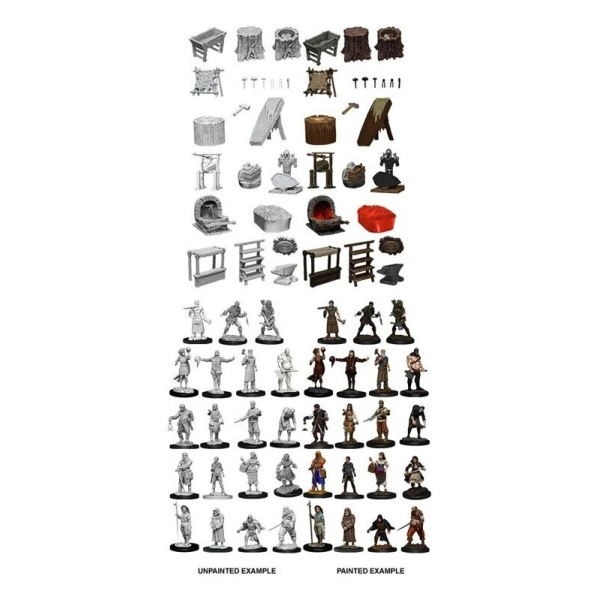 WizKids Deep Cuts Miniaturen Townspeople & Accessories