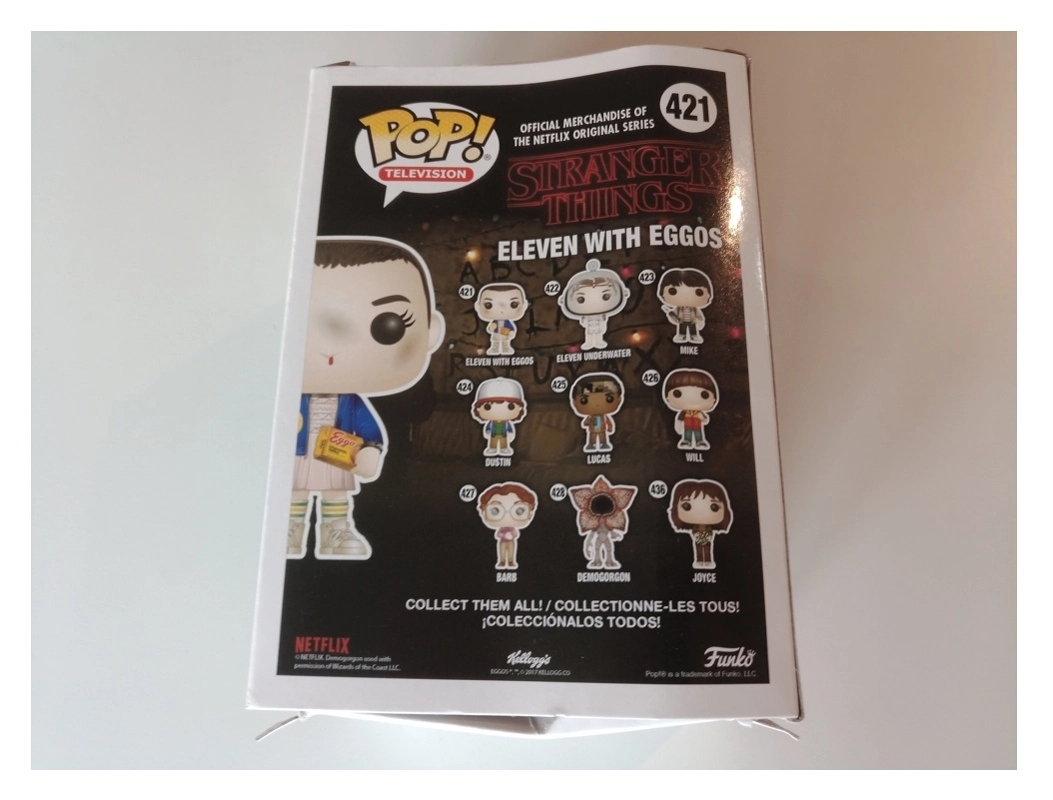 Funko POP! Television - Stranger Things Eleven with Eggos Vinyl Figure 10cm (Defekte Verpackung)