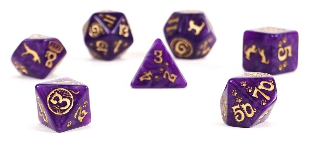 Cats Dice Set - Purrito (7)