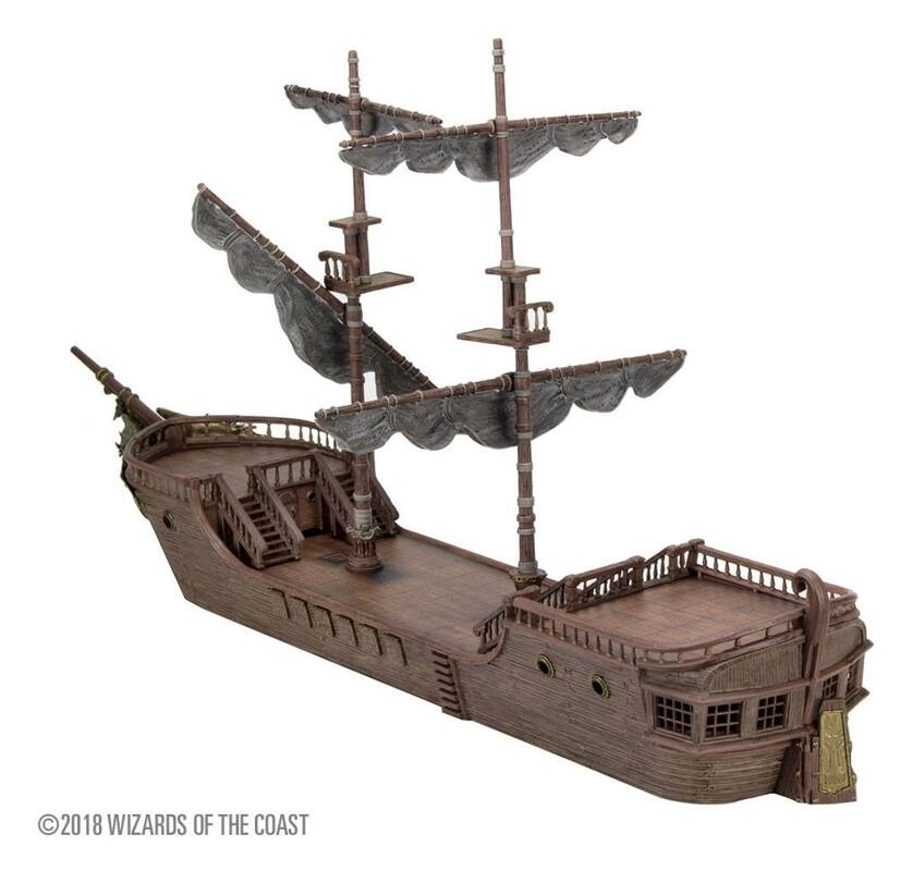 Dungeons & Dragons Icons of the Realm Miniatur The Falling Star Sailing Ship