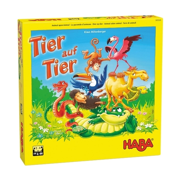 Tier auf Tier – Das wackelige Stapelspiel