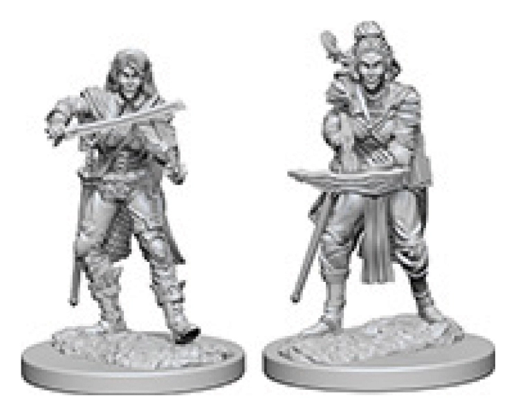 Elf Female Bard Pathfinder Deep Cuts Miniatures