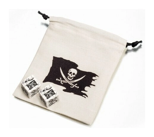 Pirate Dice & Bag (2+1)