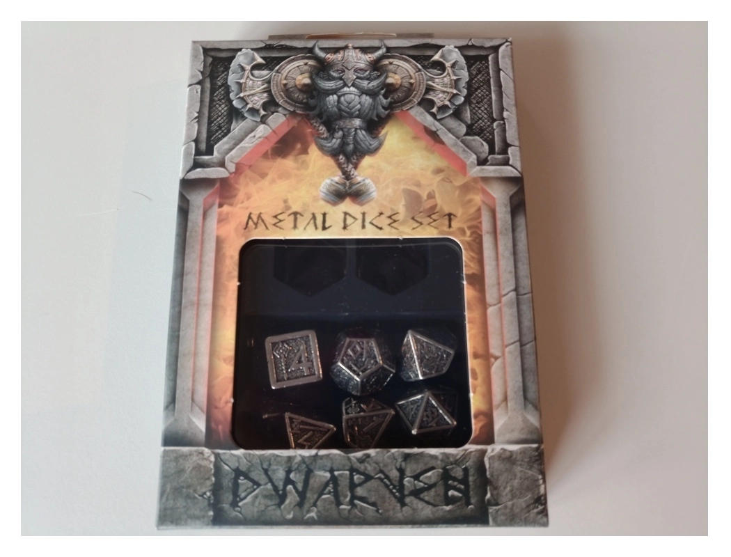 Metal Dwarven Dice Set (7) (Defekte Verpackung)