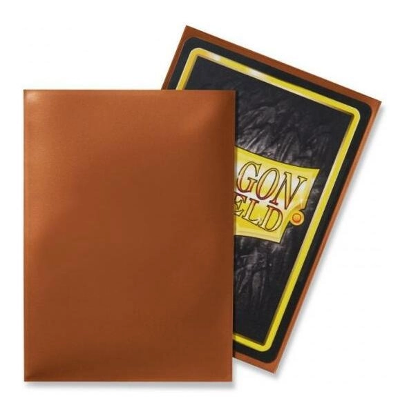 Dragon Shield Standard Sleeves - Copper 'Fiddlestix' (100 Sleeves)