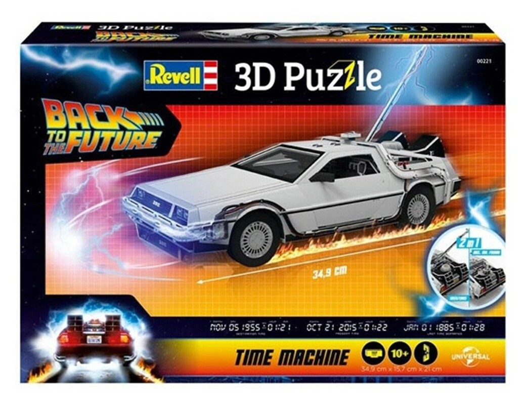 Zurück in die Zukunft - Time Machine - 3D Puzzle