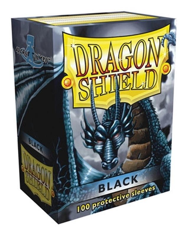 Dragon Shield Standard Sleeves - Black (100 Sleeves)