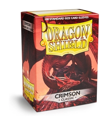 Dragon Shield Standard Sleeves - Crimson (100 Sleeves)