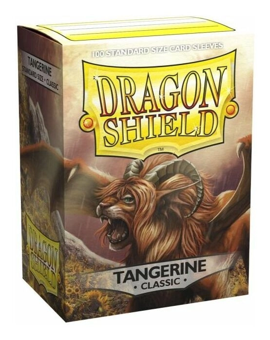 Dragon Shield Classic Sleeves - Tangerine 'Dyrkottr of the Nekotora' (100 Sleeves)