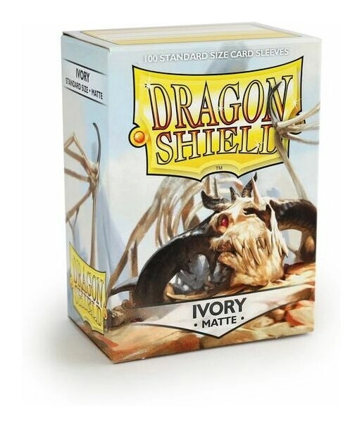 Dragon Shield Standard Sleeves - Matte Ivory (100 Sleeves)