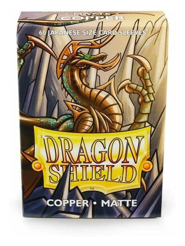 Dragon Shield Japanese Matte Sleeves - Copper 'Munay' (60 Sleeves)