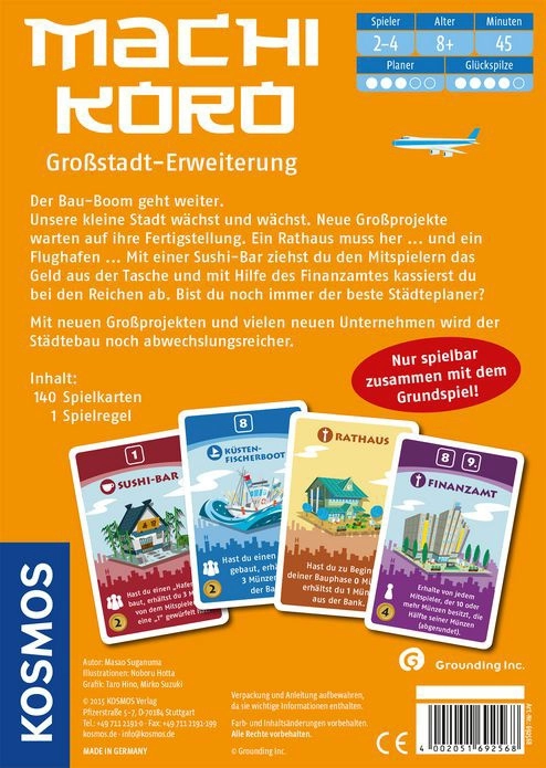 Machi Koro - Grossstadt Erweiterung