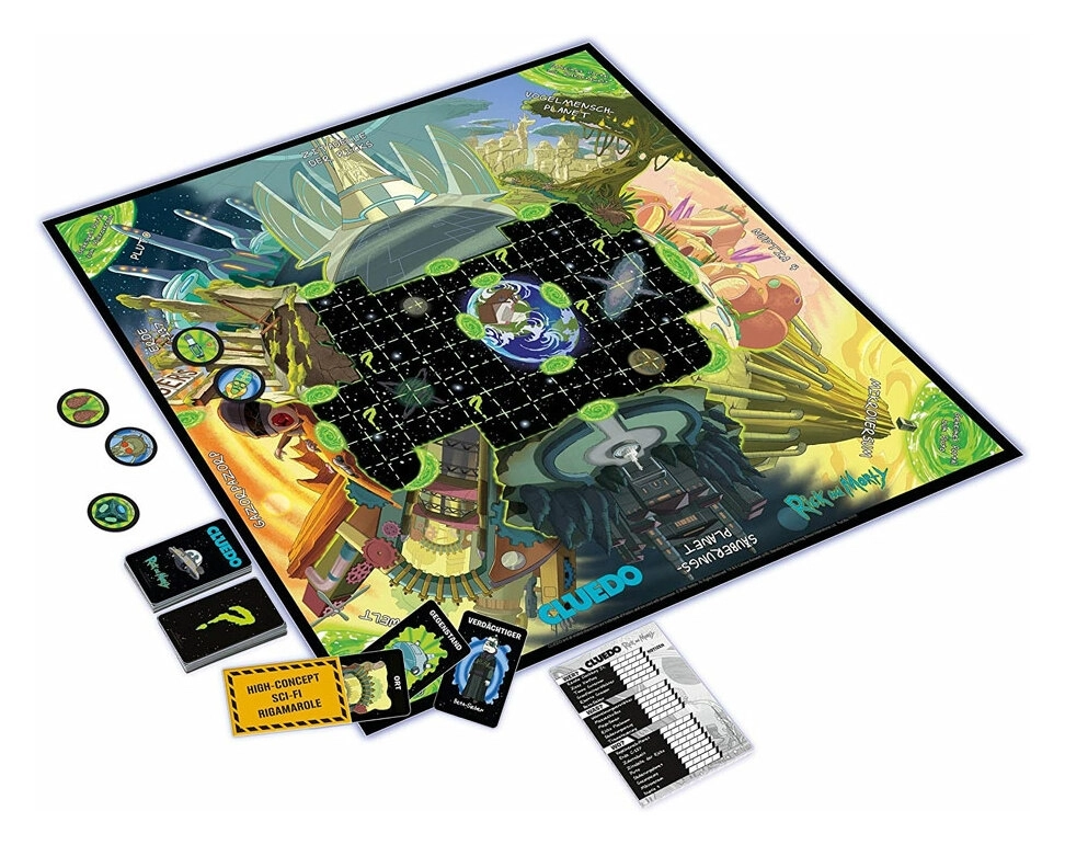 Cluedo - Rick and Morty – Black in Blackout