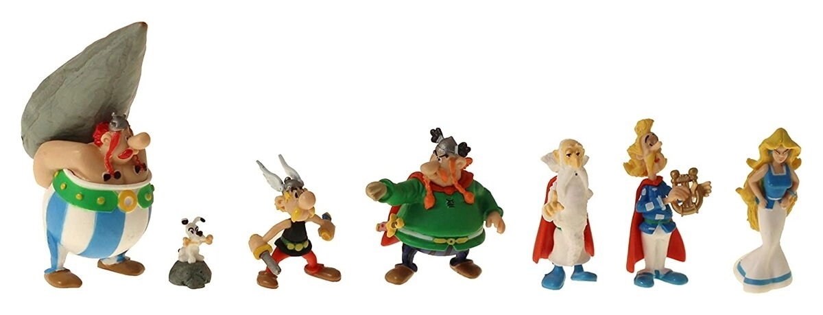 Asterix Dorfbewohner - Tube (7 Figuren)