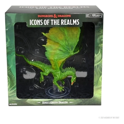 D&D Fantasy Miniatures: Icons of the Realms Adult Green Dragon Premium Figure