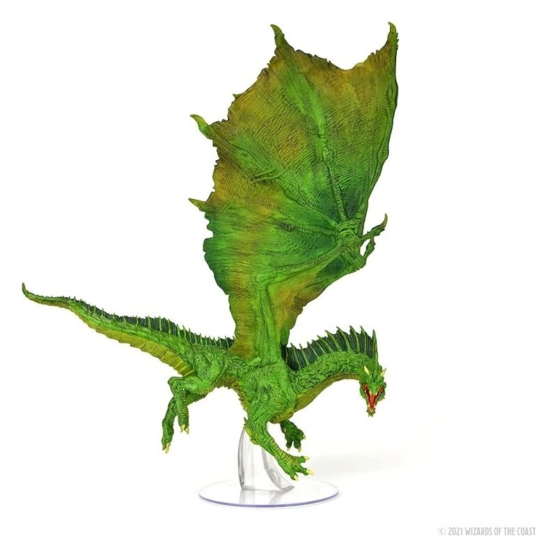 D&D Fantasy Miniatures: Icons of the Realms Adult Green Dragon Premium Figure