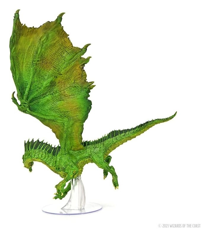 D&D Fantasy Miniatures: Icons of the Realms Adult Green Dragon Premium Figure