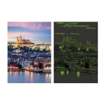 Historisches Viertel von Prag (Glow in the Dark)