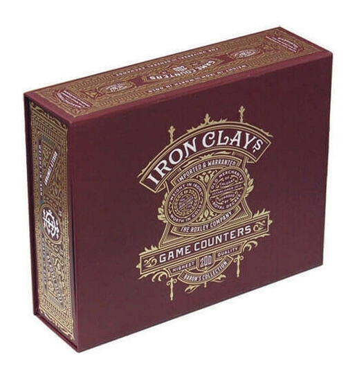 Iron Clays 200 Printed Box with Chips - EN