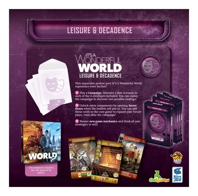 Its a Wonderful World Leisure & Decadence - Expansion - EN