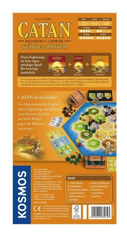 Catan - Städte & Ritter Ergänzung 5/6 Spieler 2022