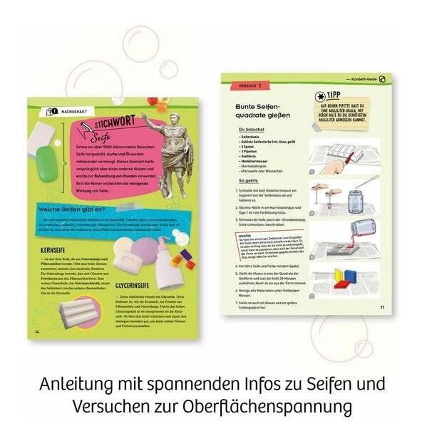 Seifen-Atelier, Experimentierkasten