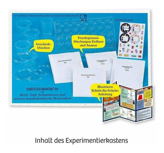 Fun Science Fruchtgummi-Labor, Experimentierkasten