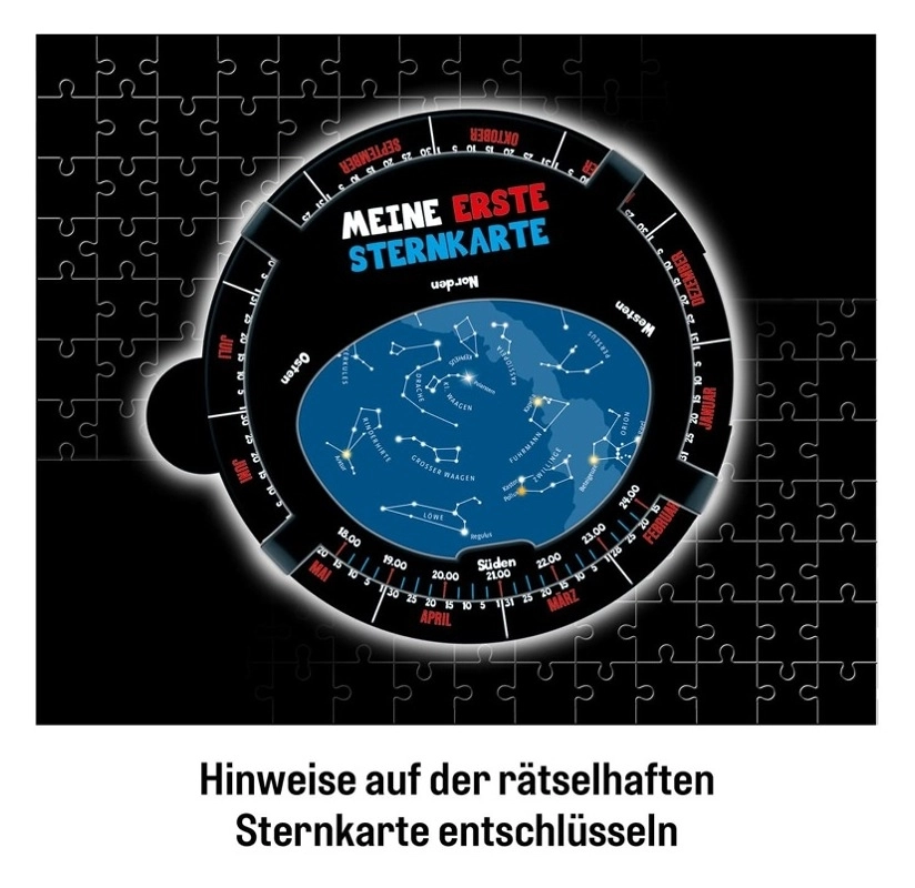 Krimipuzzle: Die drei ??? Kids Der gestohlene Stern (200 Teile)